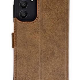 Samsung Galaxy A15 4G Kılıf Trend S Plus Kapaklı Kılıf - Taba-(5796)