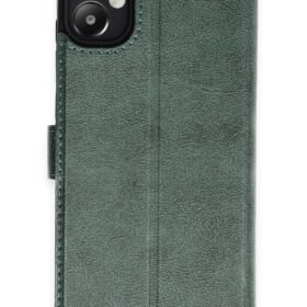 Samsung Galaxy A05 Kılıf Trend S Plus Kapaklı Kılıf - Yeşil-(5796)