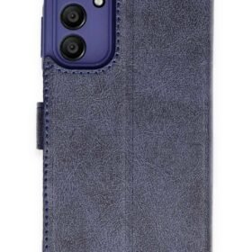 Samsung Galaxy M15 Kılıf Trend S Plus Kapaklı Kılıf - Lacivert-(5796)