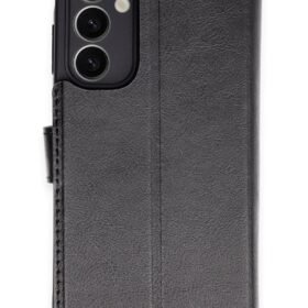 Samsung Galaxy A25 5G Kılıf Trend S Plus Kapaklı Kılıf - Siyah-(5796)