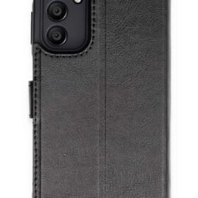 Samsung Galaxy A55 5G Kılıf Trend S Plus Kapaklı Kılıf - Siyah-(5796)