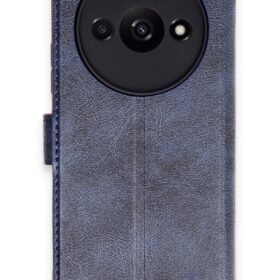 Xiaomi Redmi A3 4G Kılıf Trend S Plus Kapaklı Kılıf - Lacivert-(5796)