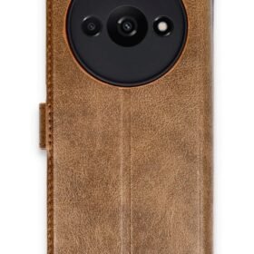 Xiaomi Redmi A3 4G Kılıf Trend S Plus Kapaklı Kılıf - Taba-(5796)