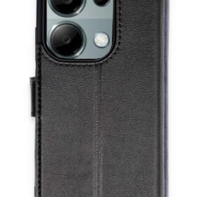 Xiaomi Redmi Note 13 Pro 4G Kılıf Trend S Plus Kapaklı Kılıf - Siyah-(5796)