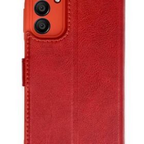 Samsung Galaxy A35 5G Kılıf Trend S Plus Kapaklı Kılıf - Kırmızı-(5796)