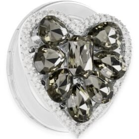 Kickstand Taşlı Magsafe Stand - Siyah-(5796)