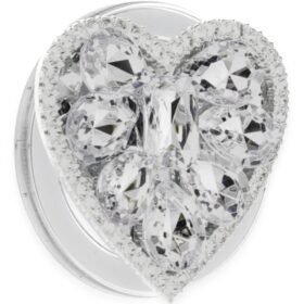 Kickstand Taşlı Magsafe Stand - Beyaz-(5796)