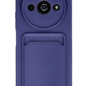 Xiaomi Redmi A3 4G Kılıf Kelvin Kartvizitli Silikon - Lacivert-(5796)