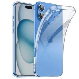 iPhone 16 Kılıf Lüx Şeffaf Silikon-(5796)