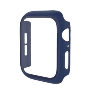 Apple Watch 41mm Camlı Kasa Ekran Koruyucu - Mavi-(5796)