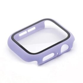 Apple Watch 38mm Camlı Kasa Ekran Koruyucu - Lila-(5796)