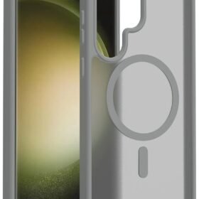 Samsung Galaxy S23 Ultra Jota Magsafe Kapak - Titan Gri-(5796)