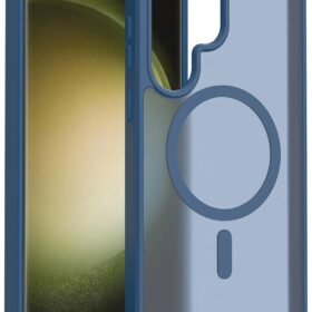 Samsung Galaxy S23 Ultra Jota Magsafe Kapak - Lacivert-(5796)