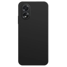 Oppo A38 Kılıf First Silikon - Siyah-(5796)