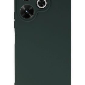 Xiaomi Redmi 13 4G Kılıf First Silikon - Koyu Yeşil-(5796)