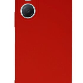 Vivo Y18 Kılıf First Silikon - Kırmızı-(5796)