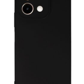 Vivo Y28 Kılıf First Silikon - Siyah-(5796)