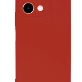 Vivo Y28 Kılıf First Silikon - Kırmızı-(5796)