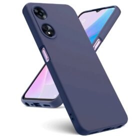 Oppo A38 Kılıf First Silikon - Lacivert-(5796)
