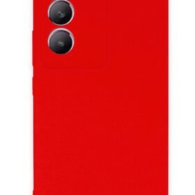 Vivo V30 Lite 4G Kılıf First Silikon - Kırmızı-(5796)