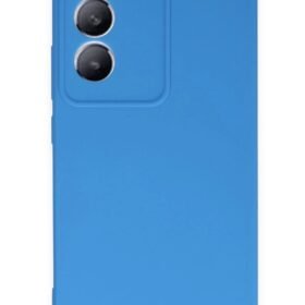 Vivo V30 Lite 4G Kılıf First Silikon - Mavi-(5796)
