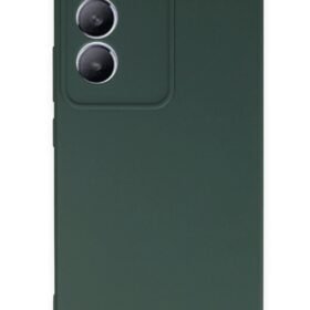 Vivo V30 Lite 4G Kılıf First Silikon - Koyu Yeşil-(5796)