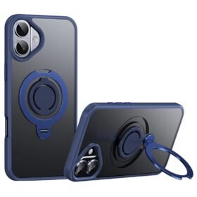 iPhone 16 Avatar 360 Dönen Magsafe Kapak - Lacivert-(5796)