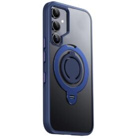 Samsung Galaxy S24 Avatar 360 Dönen Magsafe Kapak - Lacivert-(5796)
