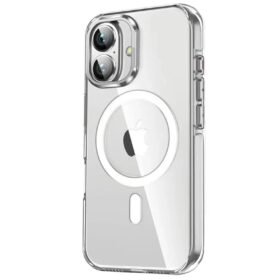 iPhone 16 Crystal Magsafe Kapak - Şeffaf-(5796)