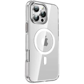 iPhone 16 Pro Crystal Magsafe Kapak - Şeffaf-(5796)