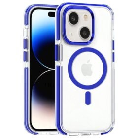 iPhone 14 Bella Magsafe Kapak - Mavi-(5796)