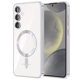 Samsung Galaxy S23 Kılıf Kross Magneticsafe Kapak - Titan Gri-(5796)