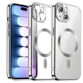 iPhone 13 Kılıf Kross Magneticsafe Kapak - Titan Gri-(5796)