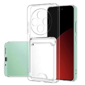 Xiaomi Redmi 14C Kılıf Kart Şeffaf Silikon - Şeffaf-(5796)