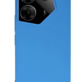 Tecno Camon 20 Pro 5G Kılıf First Silikon - Mavi-(5796)