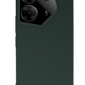 Tecno Camon 20 Pro 5G Kılıf First Silikon - Koyu Yeşil-(5796)