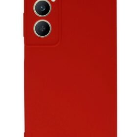 Realme C65 Kılıf First Silikon - Kırmızı-(5796)