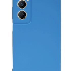Realme C65 Kılıf First Silikon - Mavi-(5796)