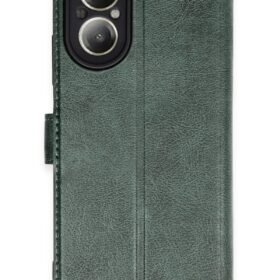 Realme 12 Lite Kılıf Trend S Plus Kapaklı Kılıf - Yeşil-(5796)