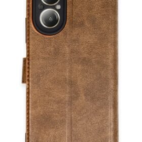 Realme 12 Lite Kılıf Trend S Plus Kapaklı Kılıf - Taba-(5796)