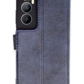 Realme C65 Kılıf Trend S Plus Kapaklı Kılıf - Lacivert-(5796)