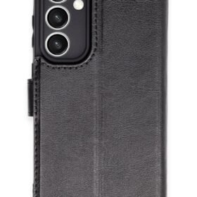 Samsung Galaxy S23 FE Kılıf Trend S Plus Kapaklı Kılıf - Siyah-(5796)