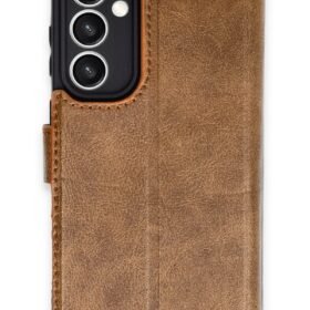 Samsung Galaxy S23 FE Kılıf Trend S Plus Kapaklı Kılıf - Taba-(5796)