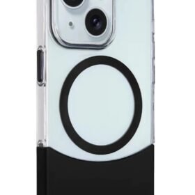 iPhone 15 PC Suit Magsafe Kapak - Siyah-(5796)