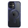 iPhone 12 Kılıf Boyi Magsafe Silikon Kapak - Lacivert-(5796)