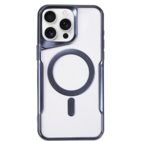 iPhone 14 Pro Kılıf Boyi Magsafe Silikon Kapak - Lacivert-(5796)