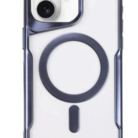 iPhone 16 Kılıf Boyi Magsafe Silikon Kapak - Lacivert-(5796)