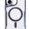 iPhone 16 Plus Kılıf Boyi Magsafe Silikon Kapak - Lacivert-(5796)