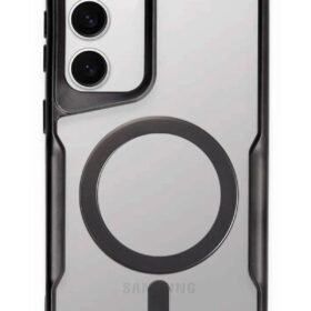 Samsung Galaxy S23 Kılıf Boyi Magsafe Silikon Kapak - Siyah-(5796)
