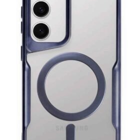 Samsung Galaxy S23 Kılıf Boyi Magsafe Silikon Kapak - Lacivert-(5796)